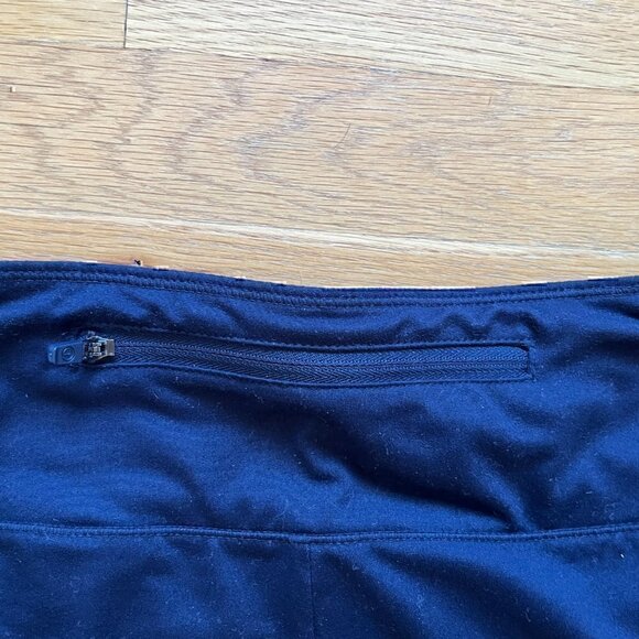 T by Talbots ON THE MOVE ANKLE LEGGINGS - Navy/White CHEVRON  S Zipper pocket - Picture 9 of 10